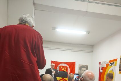 Assemblea sul Lavoro in sede della sezione PCI Roma Città A.Gramsci: conclusioni del Segretario nazionale Mauro Alboresi